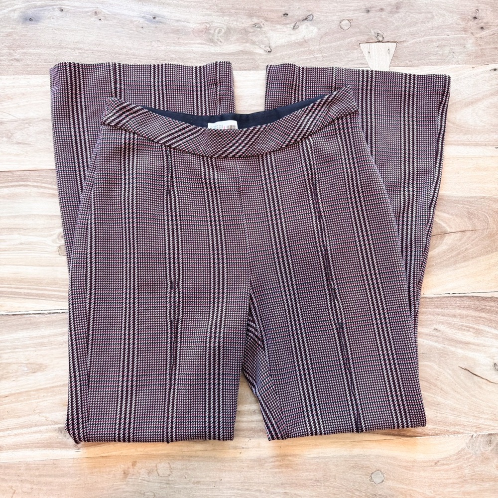 Rosetta Getty Plaid Cropped Flare Trousers - Picture 6 of 12
